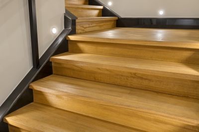 Elegant Wood Staircase